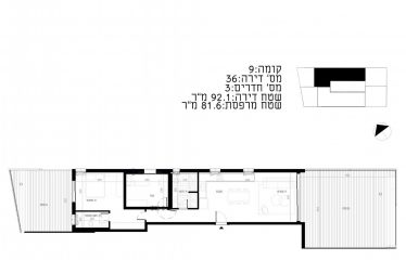 Penthouse 3 pièces avec deux terrasses et vue mer