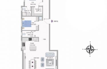 Penthouse d’Exception – 4 Pièces – Dernier Étage à Bat Yam