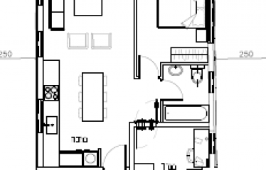 À vendre – 3 pièces neuf au calme avec terrasse – Rue Dizengoff, Tel-Aviv