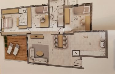 🏡 À vendre – Superbe appartement 4 pièces avec terrasse à deux pas du Kikar et de la mer 🌊